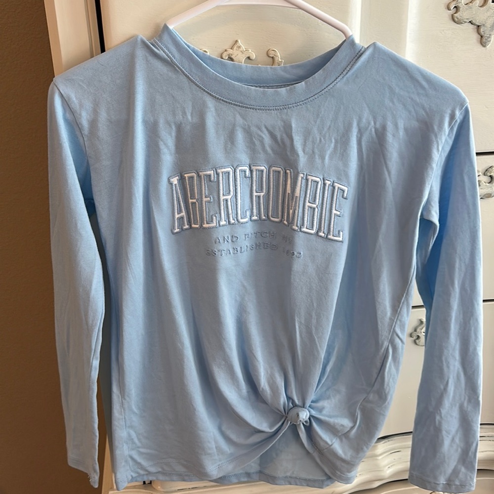 Abercrombie kids 9/10 girls long sleeved shirt top EUC